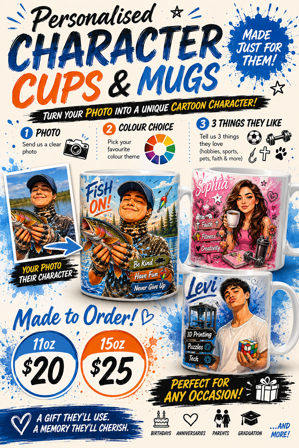 Cups & Mugs with Character