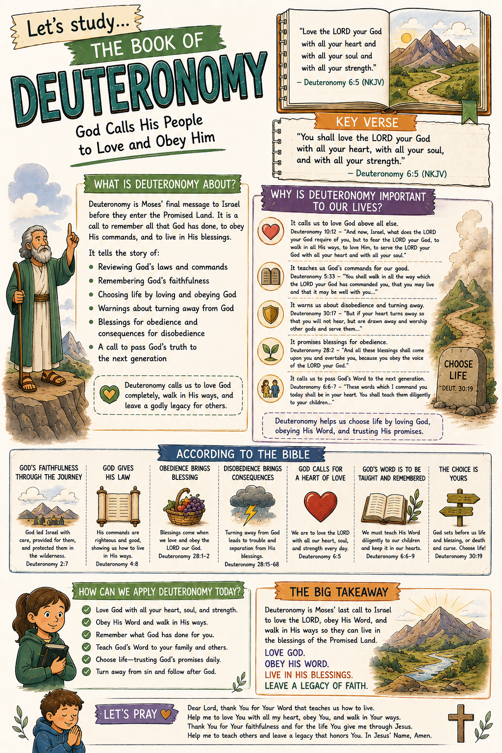 Bible Tip-ins (The 5 Books of the LAW)