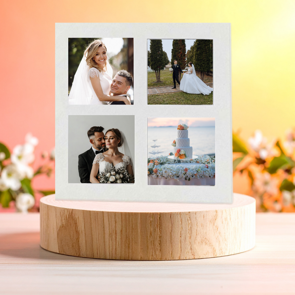 4 set of Family Photo Magnets