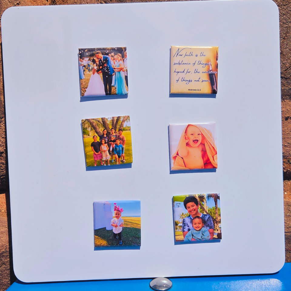 6 set of Family Photo Magnets