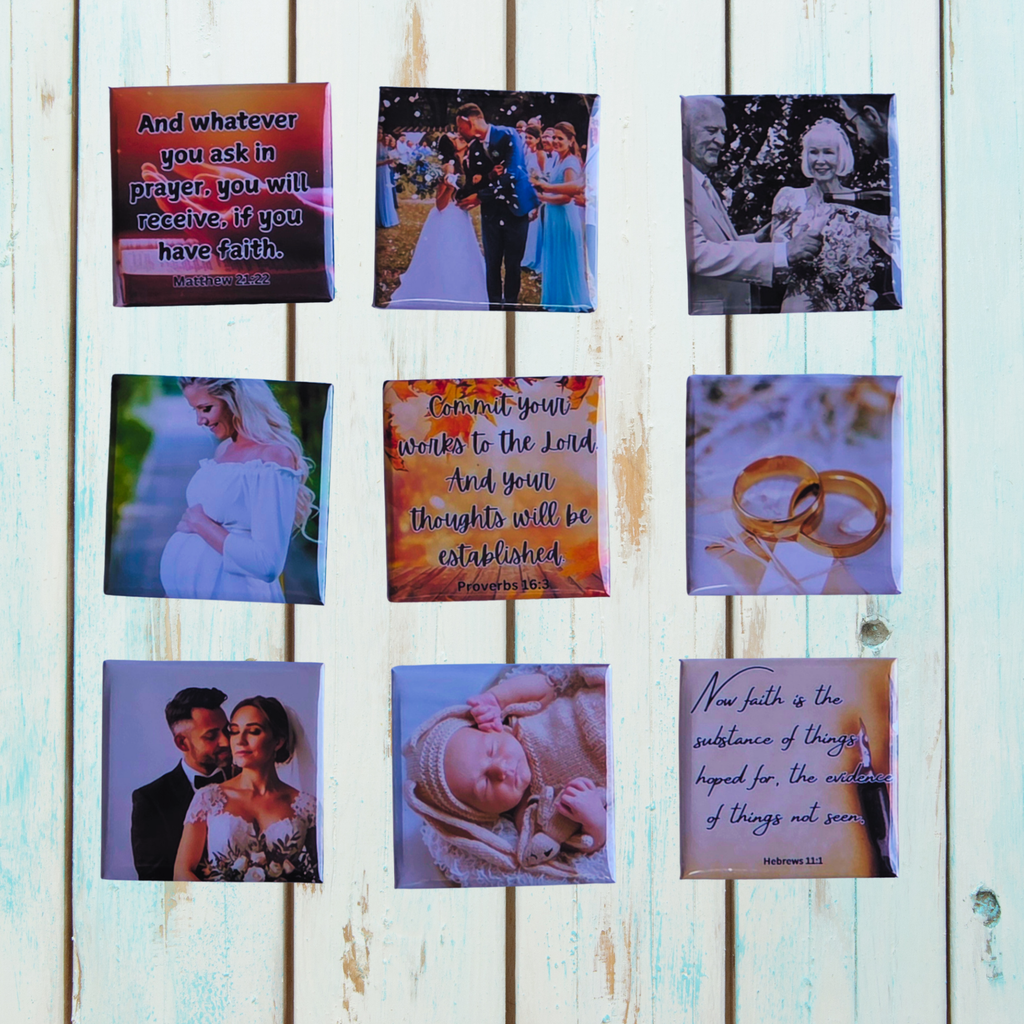 9 set of Family Photo Magnets – The Ultimate Family Collection!